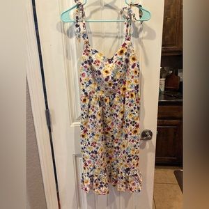 Wildflower tie shoulder dress